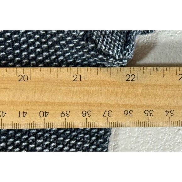 BiBi Stone Washed Black Cable Knit Crewneck Sweater Women’s Small - Picture 10 of 10